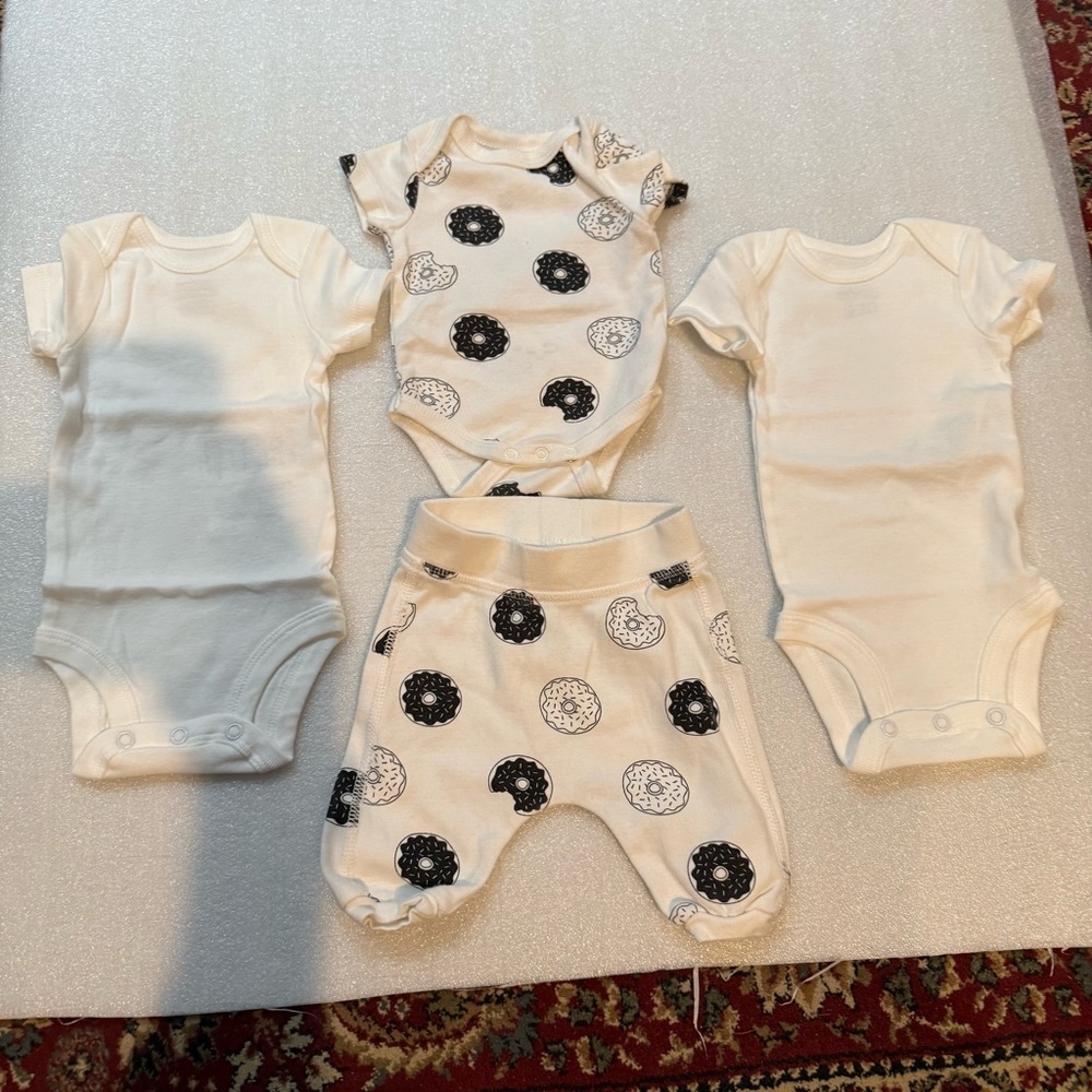 3 onesies  newborn and preemie